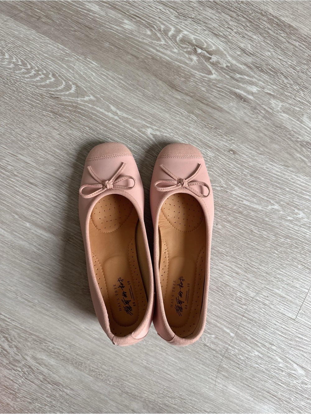 Women's Pink Bow Ballet Heels